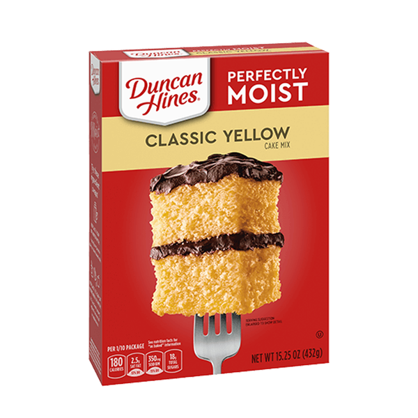 Duncan Hines Classic Yellow Cake Mix (12 X 453g)