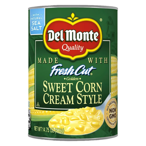 Del Monte Fresh Cut Cream Style Golden Sweet Corn (24 x 418g)