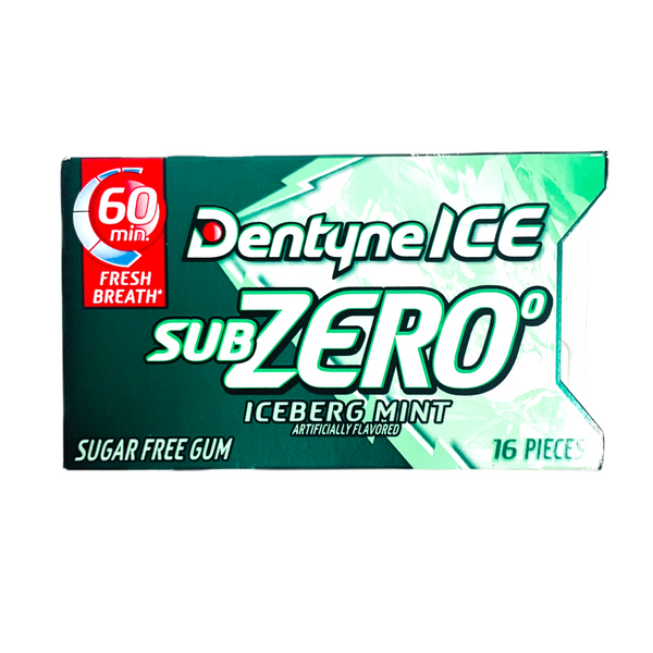 Dentyne Ice Sub Zero Iceberg Mint (9 x 16ct)