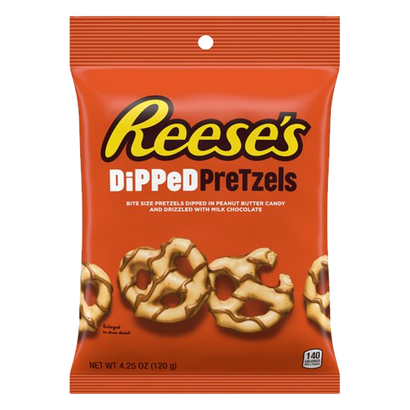Reese's Dipped Pretzels Peanut Butter Candy (12 x 120g)