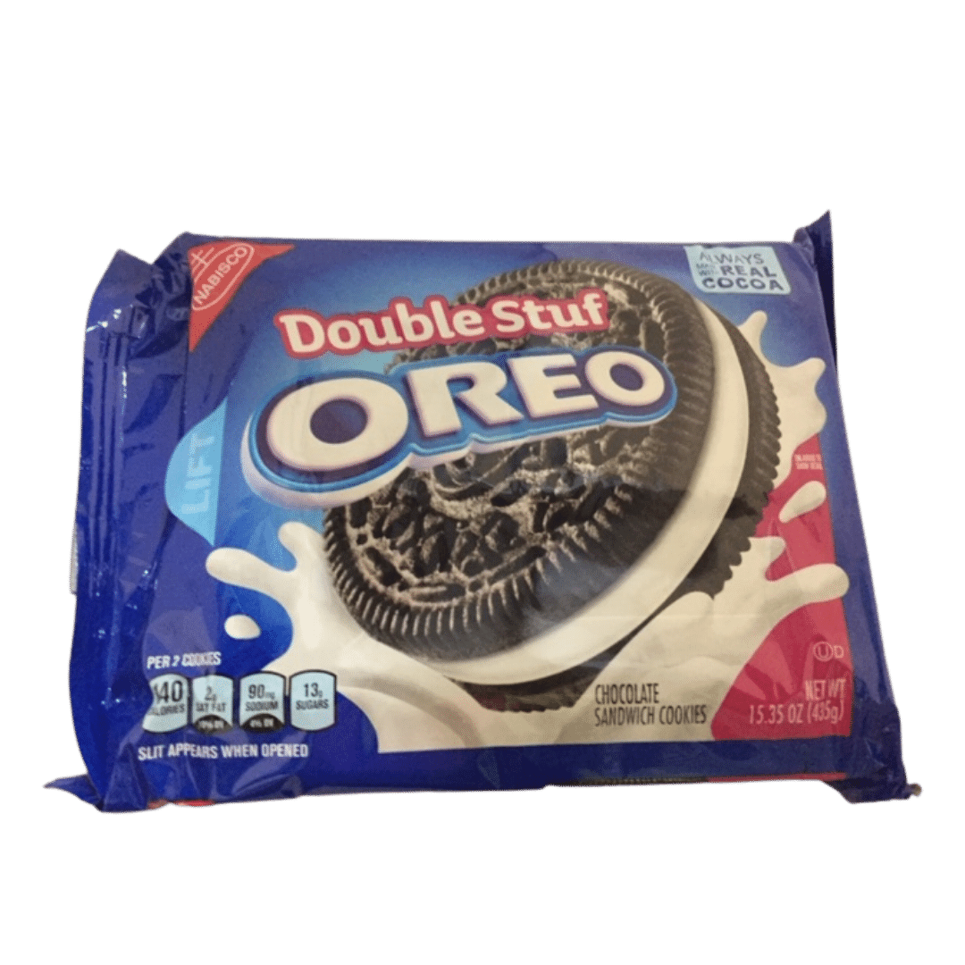 Nabisco Double Stuffed Oreo chocolate sandwich cookies (12 x 435g