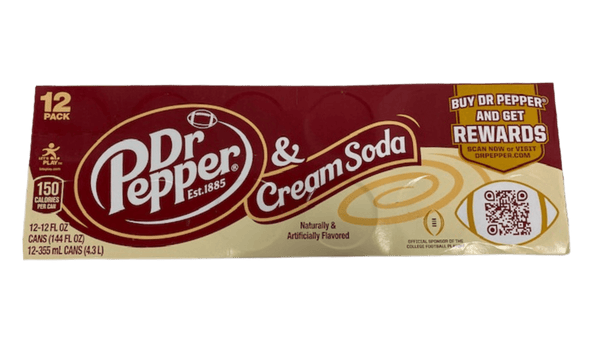 Dr Pepper Cream Soda Cans