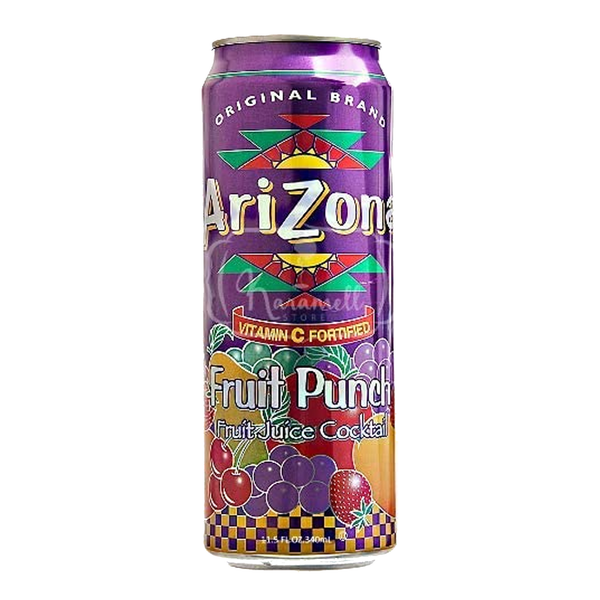 AriZona Fruit Punch Fruit Juice Cocktail Slim Cans (30 x 340ml)