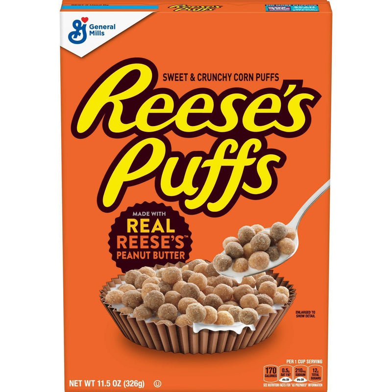 General Mills Reese's Puffs Peanut Butter Cereal (12 x 326g)