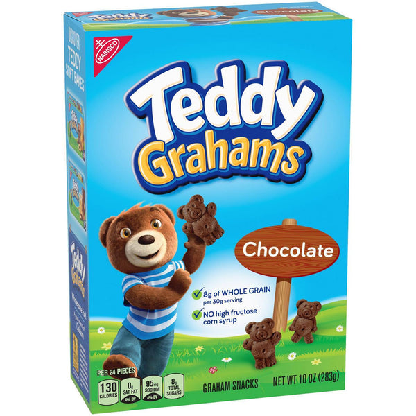 Nabisco Teddy Grahams Chocolate Graham Snacks (6 x 283g)