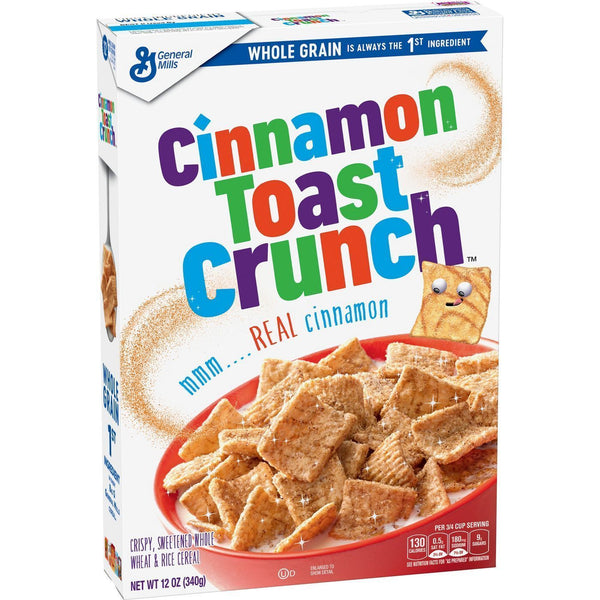 General Mills Cinnamon Toast Crunch Cereal (12 x 340g)