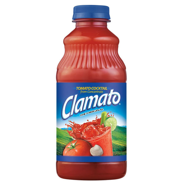 Mott's Clamato Original Tomato Cocktail Plastic Bottles (12 x 946ml)