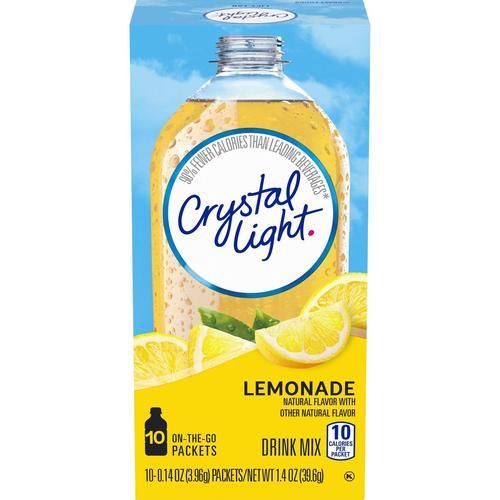 Crystal Light On The Go Natural Lemonade Drink Mix (12 x 22g)