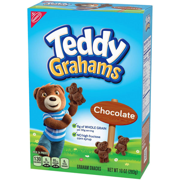 Nabisco Teddy Grahams Chocolate Graham Snacks (6 x 283g)