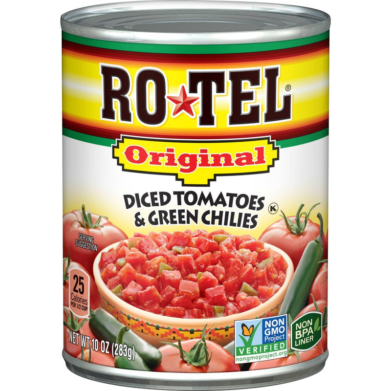Rotel Original Diced Tomatoes & Green Chilies (12 x 283g)