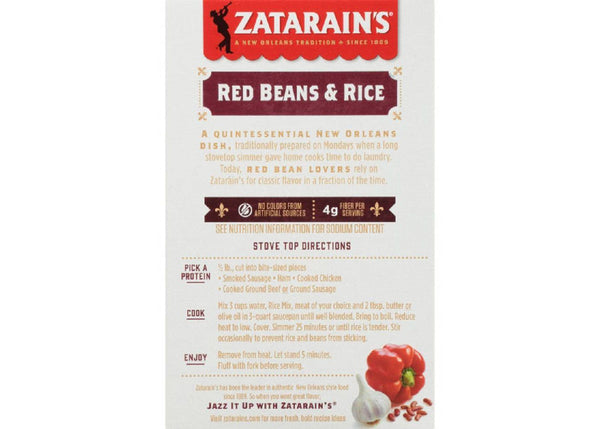 Zatarain's Red Beans and Rice Mix (12 x 226g)