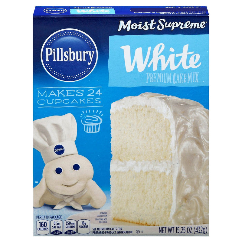 Pillsbury Moist Supreme White Cake Mix (12 x 432g)
