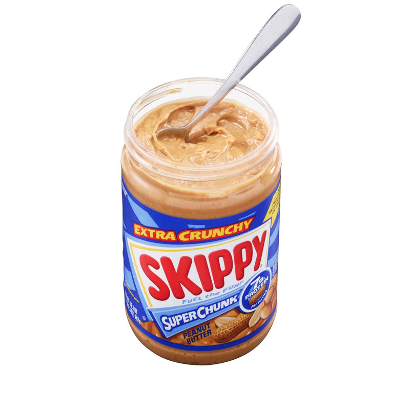 Skippy Extra Crunchy Super Chunk Peanut Butter (12 x 510g)