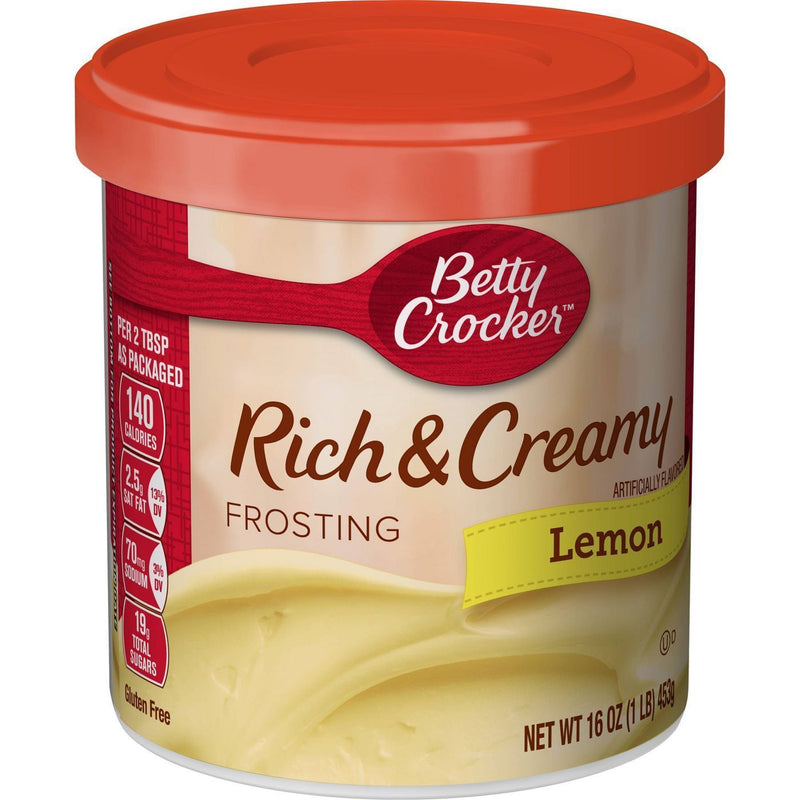 Betty Crocker Frosting Lemon (8 x 454g)