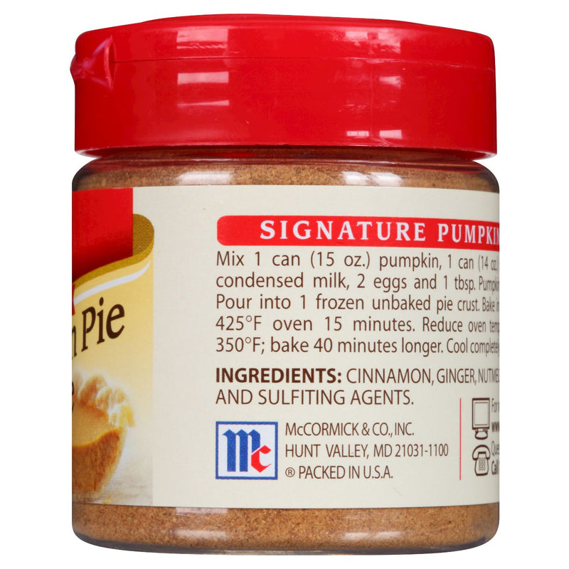 Mccormick Pie Seasoning McCormick Culinary Pumpkin Pie Spice