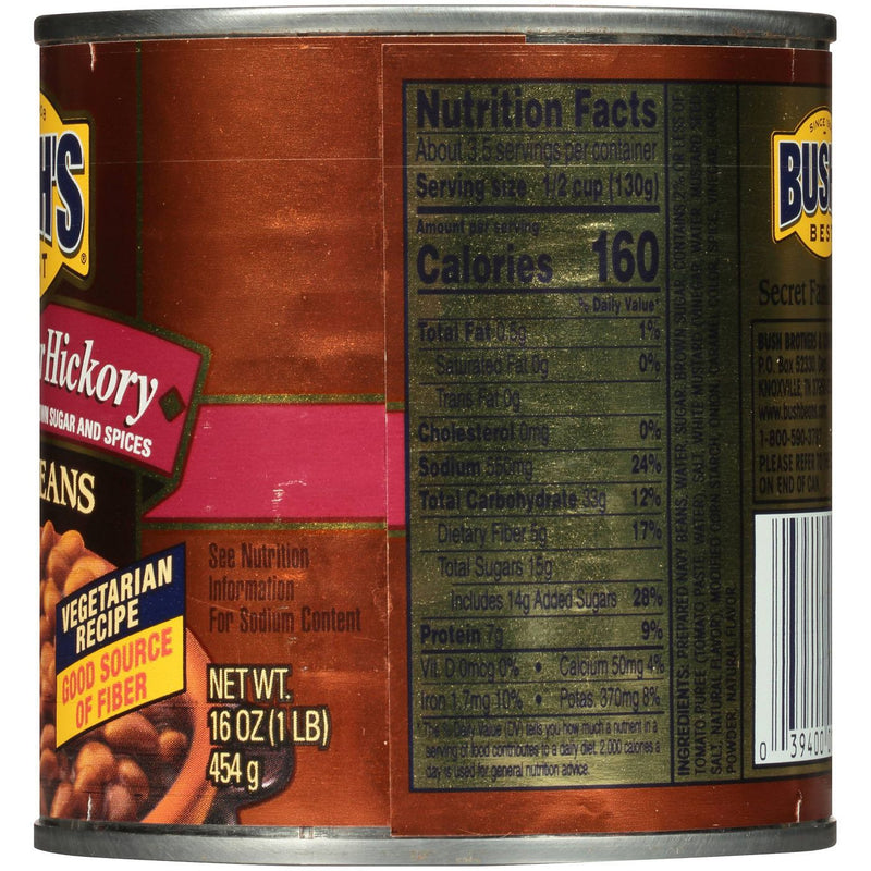 Bush's Brown Sugar Hickory Baked Beans (12 x 454g)