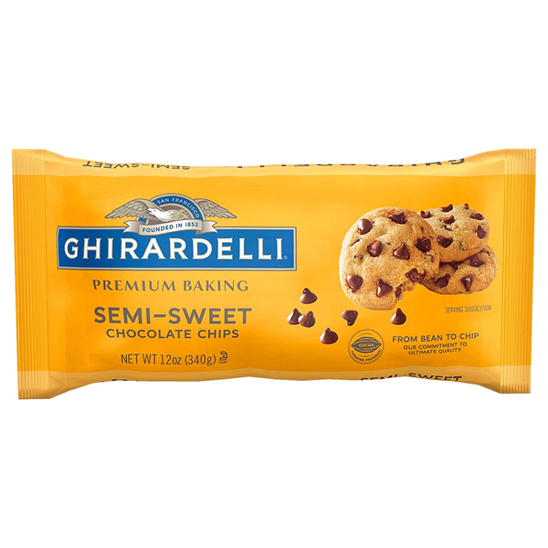 Ghirardelli Semi-Sweet Chocolate Baking Chip (12 x 340g)