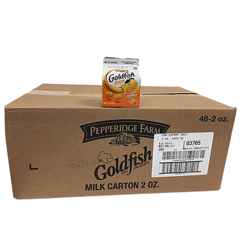 Pepperidge Farm Goldfish Cheddar Carton (48 x 57g)