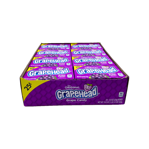 Grapehead The Original Grape Candy (24 x 23g)