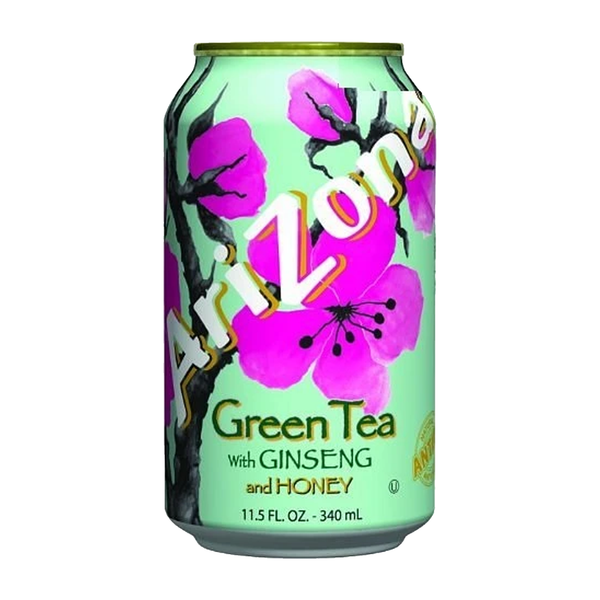 AriZona Green Tea with Ginseng and Honey (12 x 340ml)