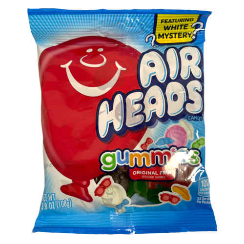 Airheads Original Fruit Gummies Candy (12 x 108g)