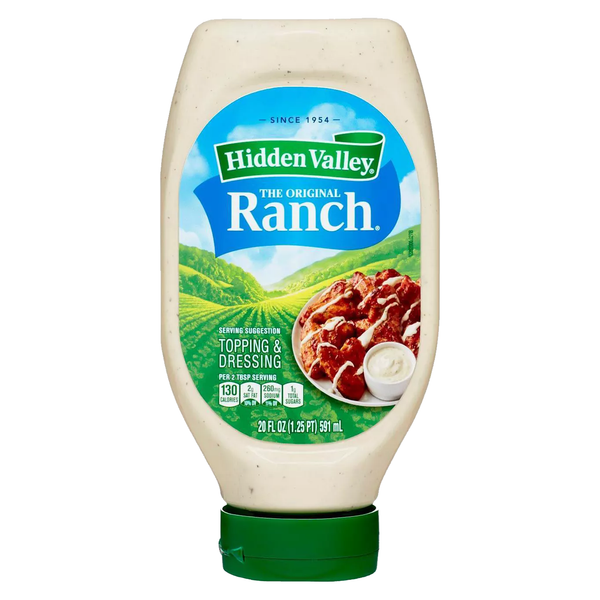 Hidden Valley Original Ranch Salad Dressing & Topping (6 x 591ml