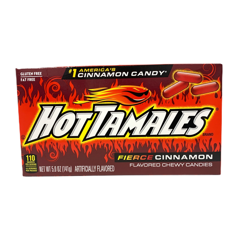 Hot Tamales Fierce Cinnamon Chewy Candy (12 x 120g)