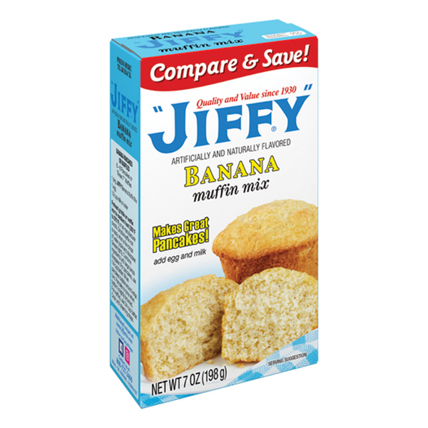 Jiffy Banana Muffin Mix (12 x 198g)