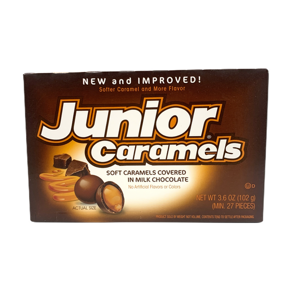 Junior Caramels Covered Milk Chocolate (12 x 102g)