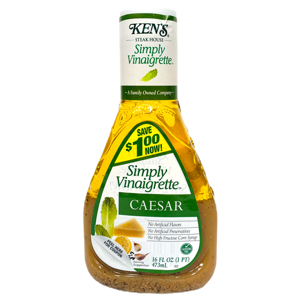Ken's Caesar Vinaigrette Dressing (6 x 453g)