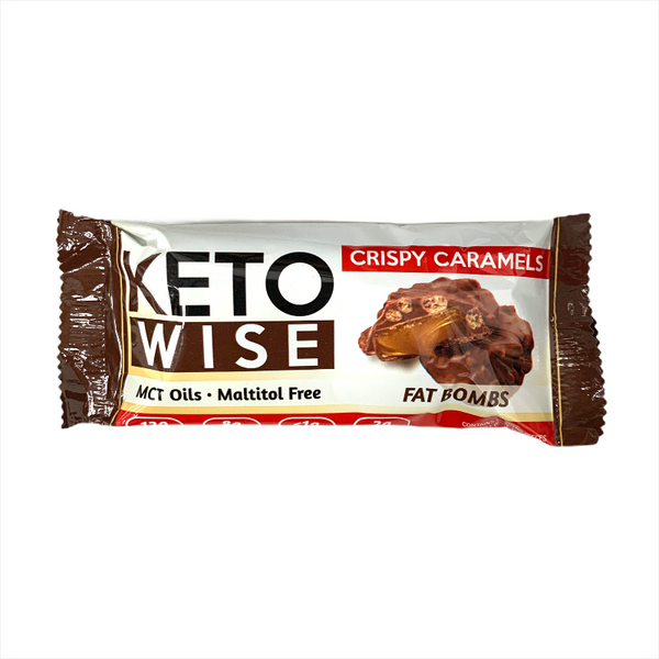 Keto Wise Crispy Caramel Fat Bombs (16 x 32g)