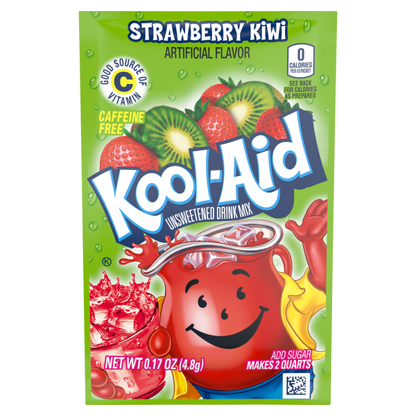 Kool-Aid SACHETS Strawberry Kiwi Unsweetened (48 x 5g)