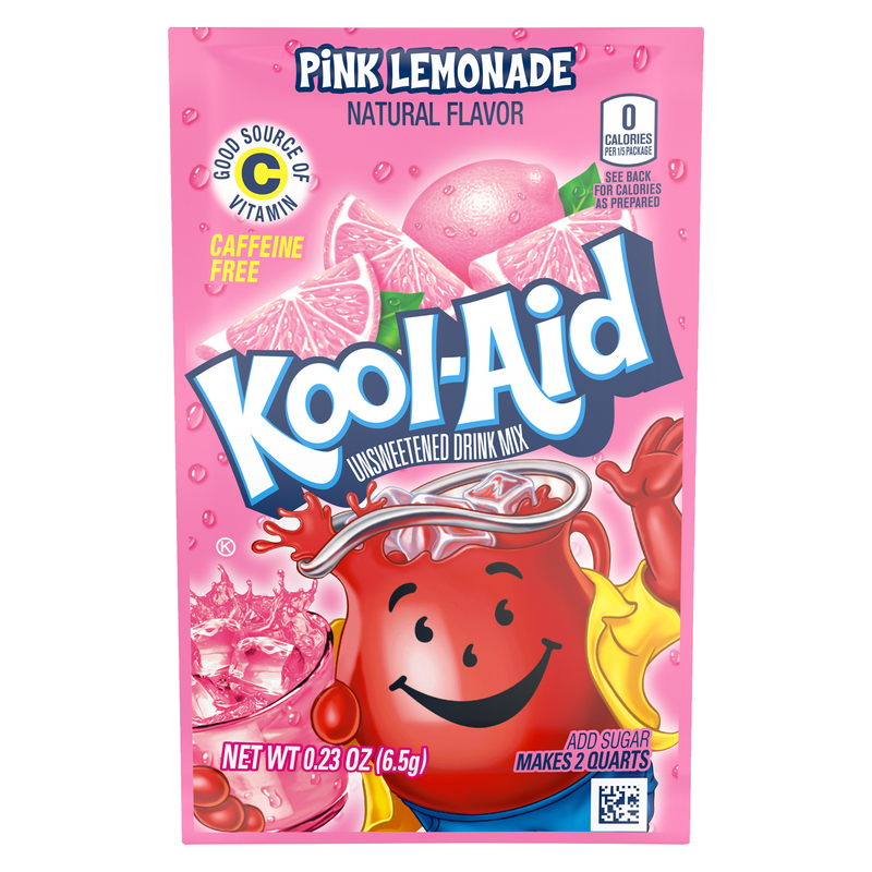 Kool-Aid SACHETS Pink Lemonade Unsweetened (48 x 7g)