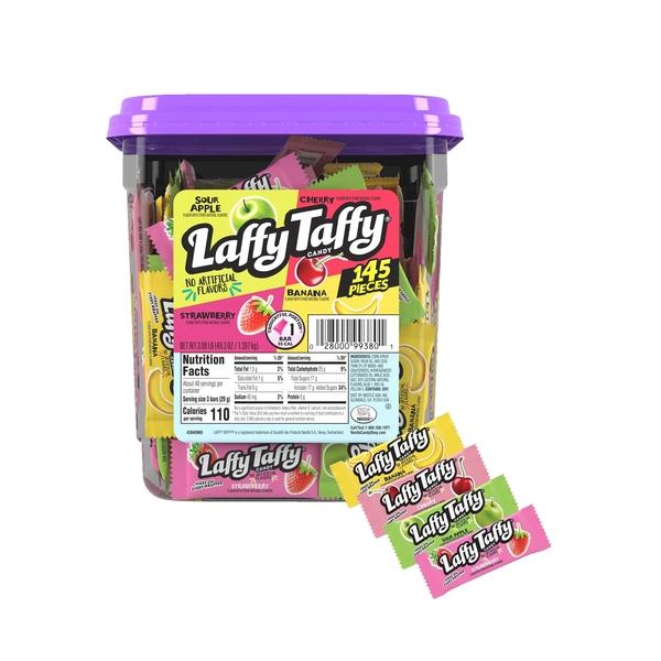 Laffy Taffy Assorted Candy Tub (1 x 145ct)