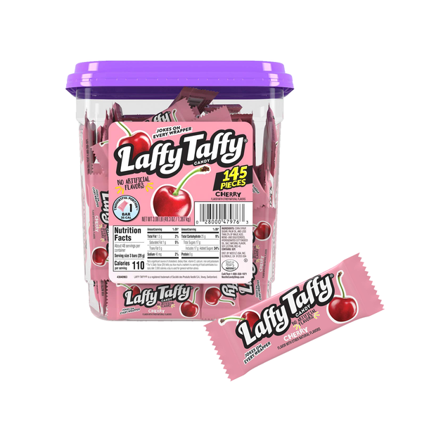 Laffy Taffy Cherry Candy Tub (1 x 145ct)