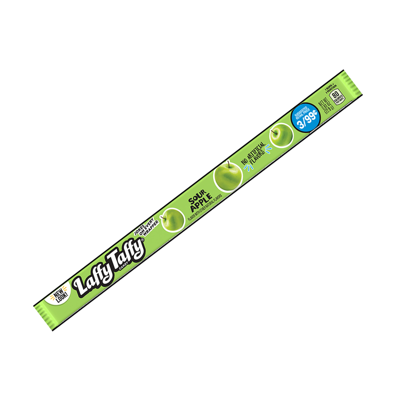 Laffy Taffy Sour Apple Candy Ropes (24 x 23g)