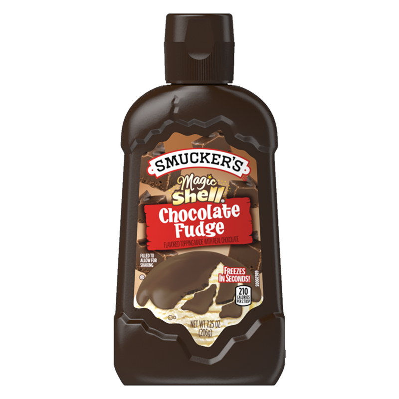 Smucker's MAGIC Shell Chocolate FUDGE Topping (8 x 205g)