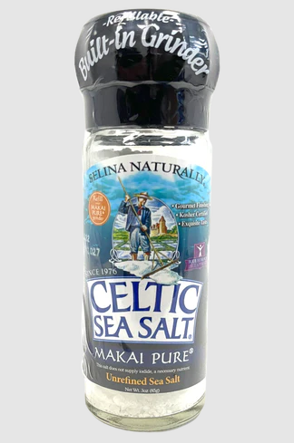 Celtic Sea Salt - Makai Pure Unrefined Sea Salt Grinder (6 x 87g)