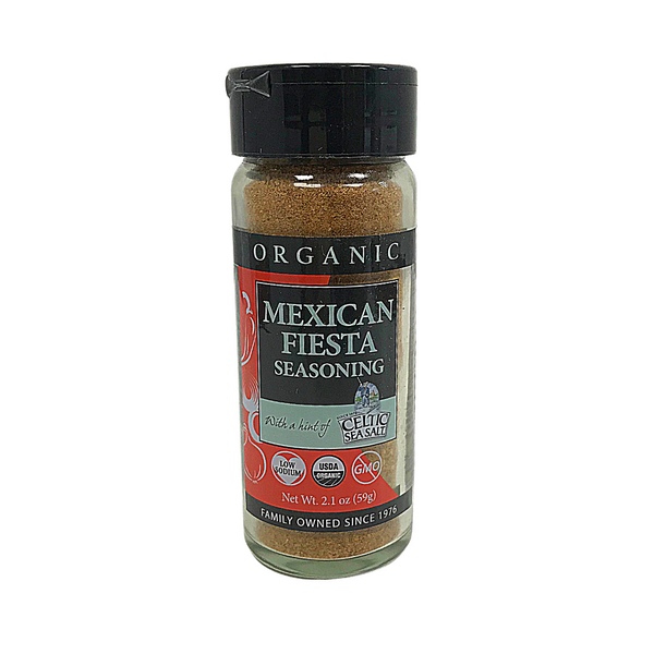 CELTIC SEA SALT® Organic Mexican Fiesta Seasoning (6 x 59g)