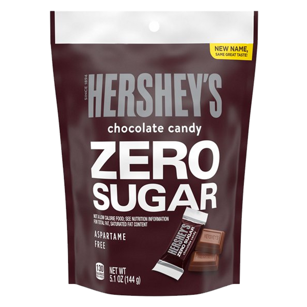 Hershey's Zero Sugar Milk Chocolate Candy (8 x 144g)