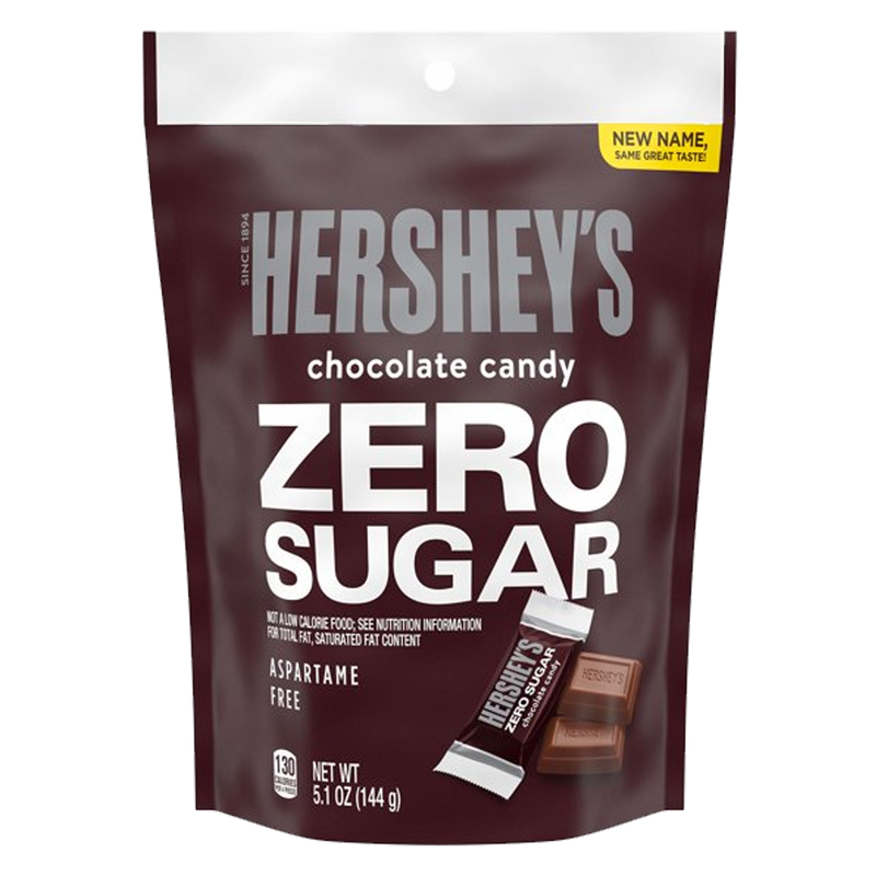 Hershey's Zero Sugar Milk Chocolate Candy (8 x 144g)