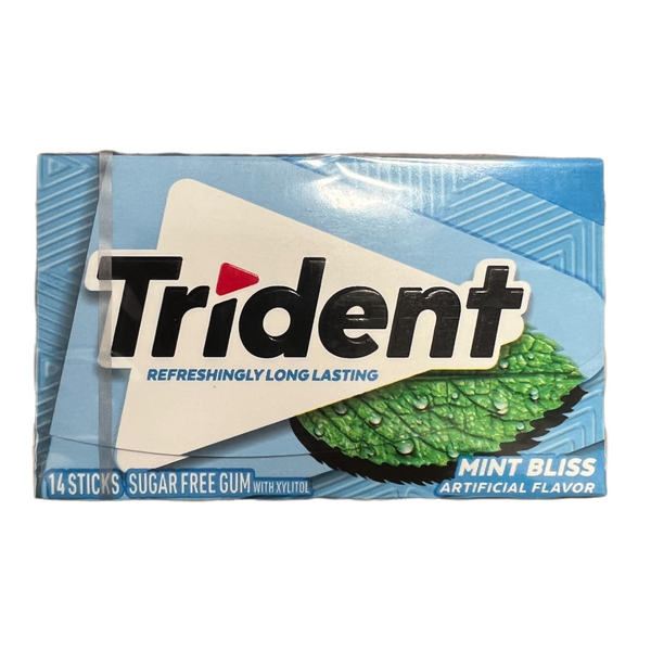 Trident Mint Bliss Sugar Free Gum (12 x 14pc)