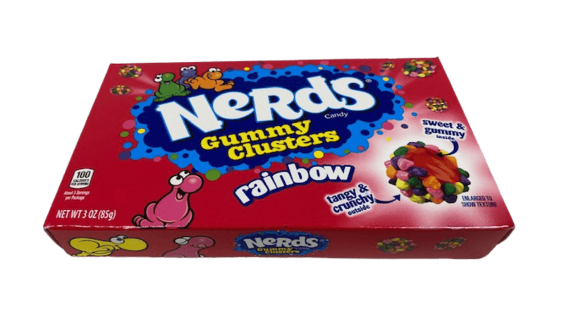 Nerds Gummy Clusters Candy Theatre Box
