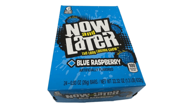 Now & Later Blue Raspberry Chews