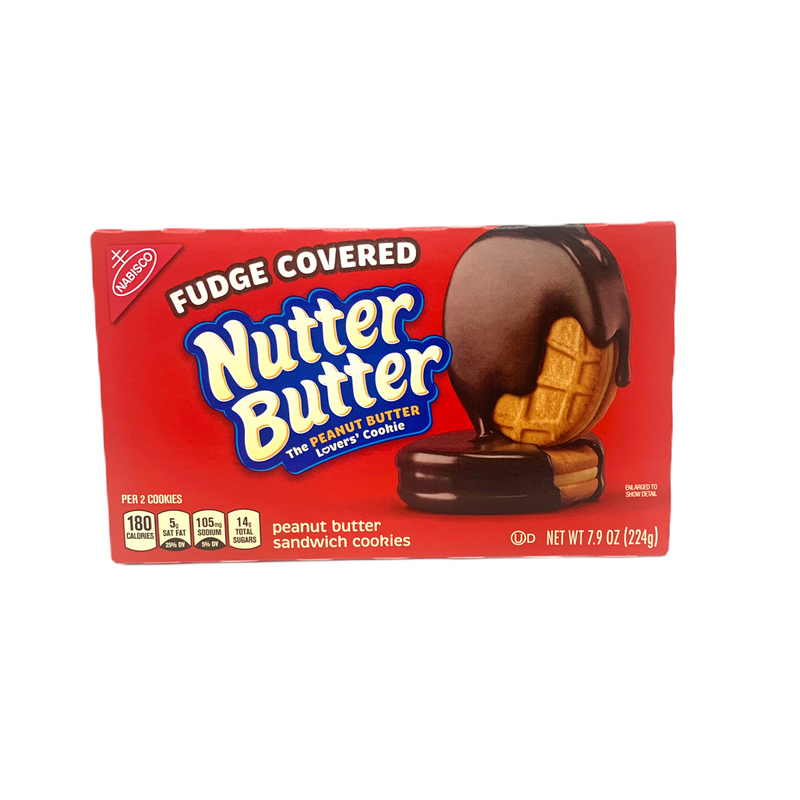 Nabisco Fudge Covered Nutter Butter Peanut Butter Sandwich Cookies (12 x 224g)