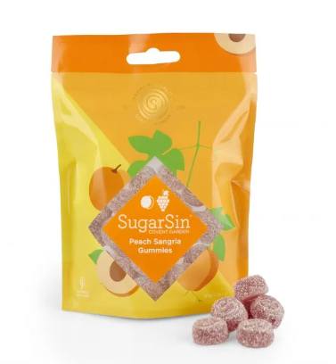 SugarSin Peach Sangria Gummies (10 x 100g)
