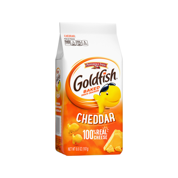 Pepperidge Farm Goldfish Cheddar Crackers (24 x 187g)