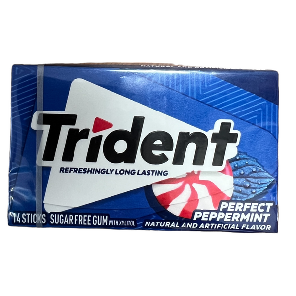 Trident Perfect Peppermint Sugar Free Gum (12 x 14pc)