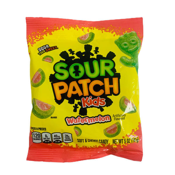 Sour Patch Kids Watermelon Soft & Chewy Candy Bags (12 x 141g)