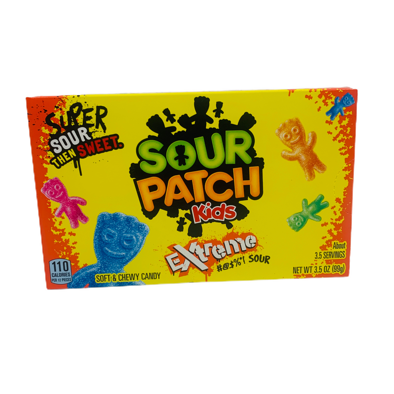 Sour Patch Kids Extreme Soft & Chewy Candy Box (12 x 99g)